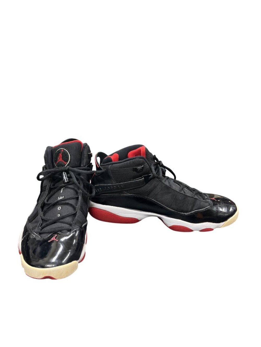 Nike Air Jordan 6 bred Rings mens varsity black basketball sneakers 13 SKU 10958